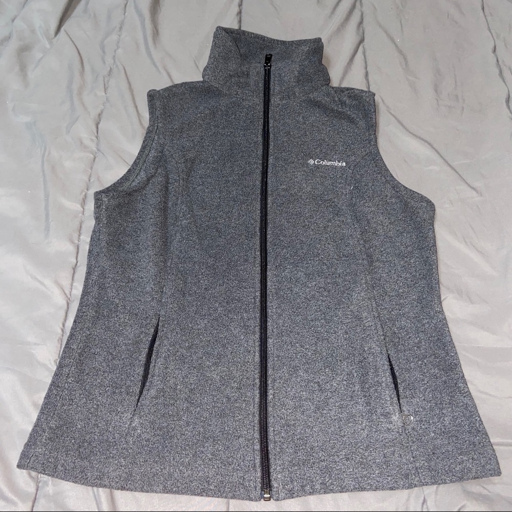 Women’s Columbia Fleece Vest - Gray